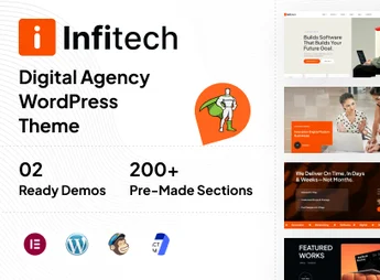 Infitech – Creative Agency & Portfolio WordPress Theme