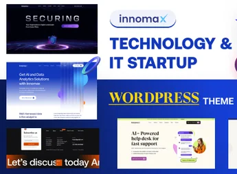 Innomax – Technology & IT Startup WordPress Theme