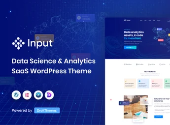 Input – Data Science & Analytics SaaS WordPress Theme