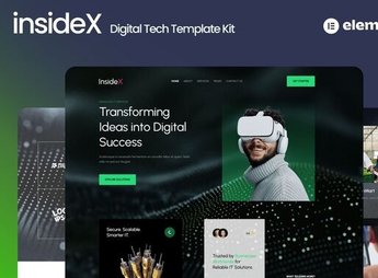 InsideX – IT Solution & Service Elementor Template Kits