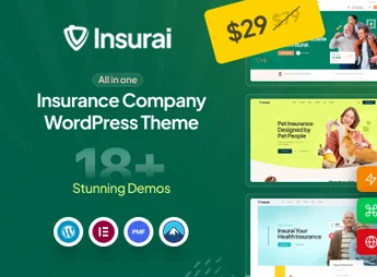 Insurai – Insurance Company WordPress Theme