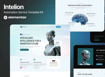 Intelion – Artificial Intelligence Service Elementor Template Kits