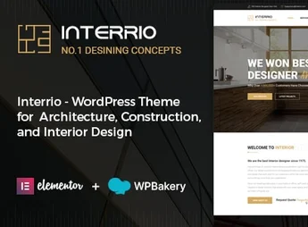 Interrio – WordPress Theme for Architecture and Interior Design