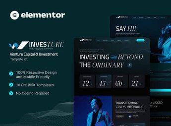Investure – Venture Capital & Investment Elementor Template Kit