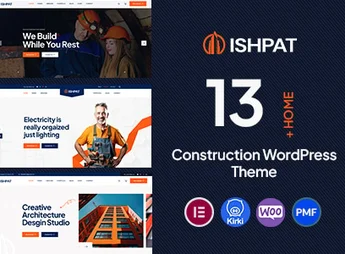 Ishpat – Construction WordPress Theme