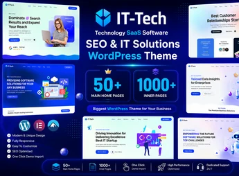 IT-Tech – IT Solutions & SaaS Technology WordPress Theme