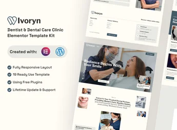 Ivoryn – Dentist & Dental Care Clinic Elementor Template Kit