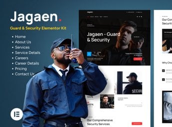 Jagaen – Guard & Security Service Template Kits