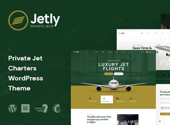 Jetly – Private Jet Charters WordPress Theme