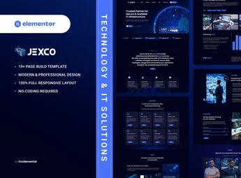 Jexco – Technology & IT Solutions Elementor Template Kit
