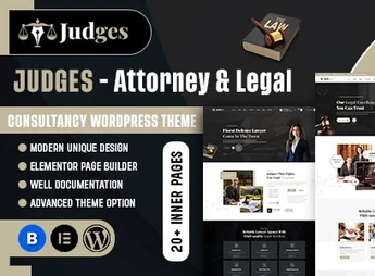 Judges – Attorney & Legal Consultancy WordPress Theme