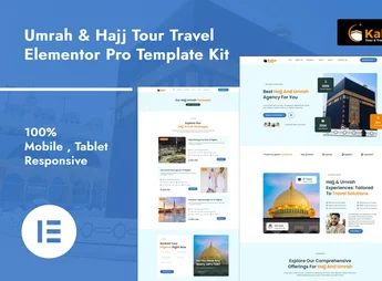 Kaba – Umrah & Hajj Tour Travel Elementor Pro Template Kit