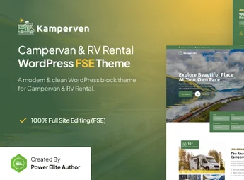 Kamperven – Campervan & RV Rental FSE WordPress Theme
