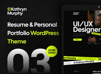 Kathryn – Personal Portfolio & Photography WordPress Theme