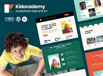 Kidocademy – Kindergarten & Preschool Elementor Template Kits