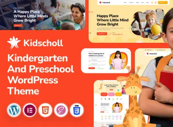 Kidscholl – Kindergarten & Preschool WordPress Theme