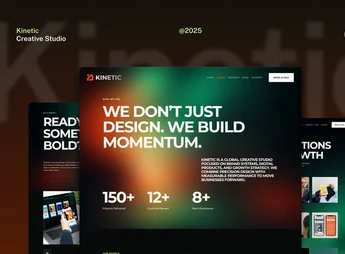Kinetic – Creative Studio Website Elementor Kit