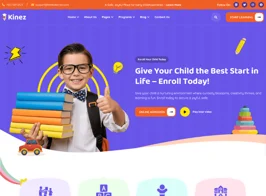 Kinez – Kindergarten & School WordPress Theme