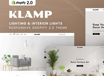 Klamp – Lighting & Interior Lights Shopify 2.0 Theme
