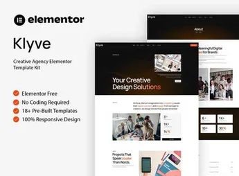 Klyve – Creative Agency Elementor Template Kit