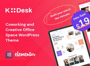 Kodesk – Coworking and Office Space WordPress Theme