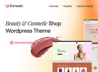 Komestic – Beauty & Cosmetics Shop WordPress Theme