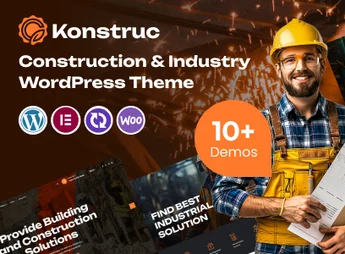 Konstruc – Construction & Industry WordPress Theme