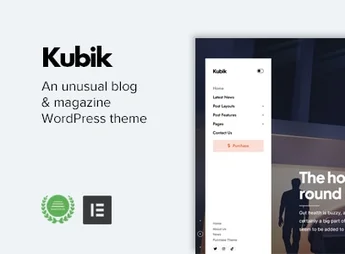Kubik – An Unusual Digital Blog & Magazine WordPress Theme