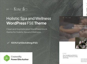 La Roselle – Holistic Spa & Wellness Gutenverse FSE WordPress Block Theme