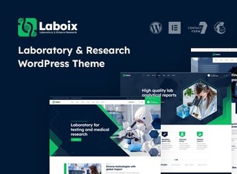 Laboix – Laboratory & Research WordPress Theme