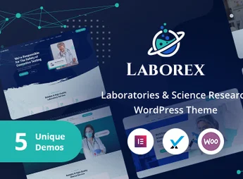 Laborex – Laboratory & Research WordPress Theme