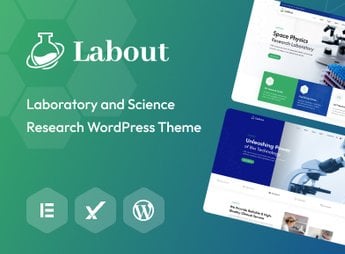 Labout – Laboratory & Research WordPress Theme