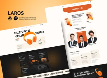 Laros – E-Commerce Electronics Store Elementor Template Kit