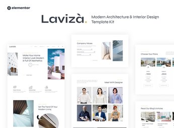 Laviza – Modern Architecture & Interior Design Template Kit