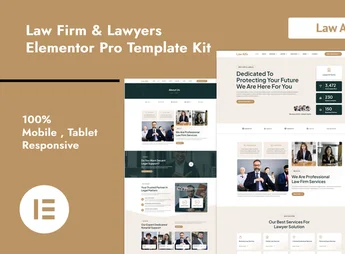 LawAlfa – Law Firm & Lawyers Elementor Pro Template Kit