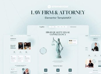 Legalize – Law Firm & Attorney Elementor Template Kit
