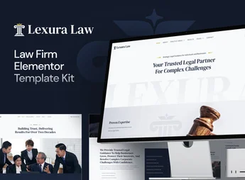Lexura – Law Firm Elementor Template Kit