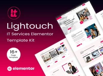 Lightouch – IT Solutions Elementor Template kit