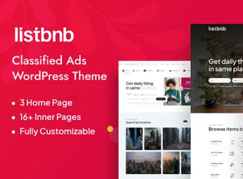 Listbnb – Classified Ads WordPress Theme