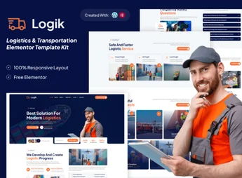 Logik – Logistics & Transportation Elementor Template Kit