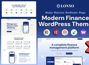 Lonyo – Software, SaaS & Startup WordPress Theme