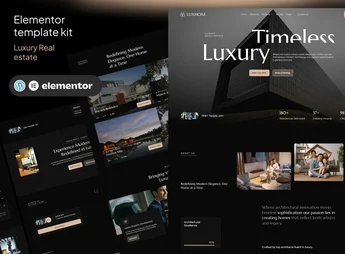 Luxhom – Luxury Real Estate Elementor Template Kit