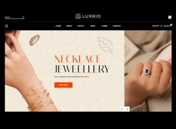 Luxrio – eCommerce Jewellery WordPress Theme