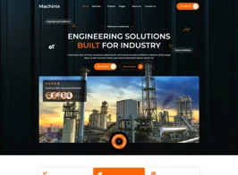 Machinix – Modern Factory & Industrial Elementor Template Kit