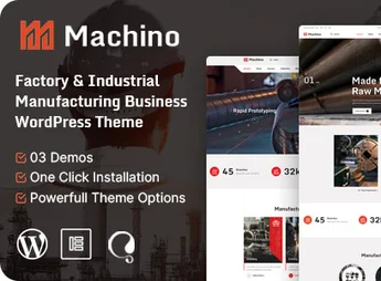 Machino – Factory & Industrial WordPress Theme