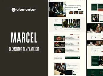 Marcel – Luxury Restaurant Elementor Template Kit
