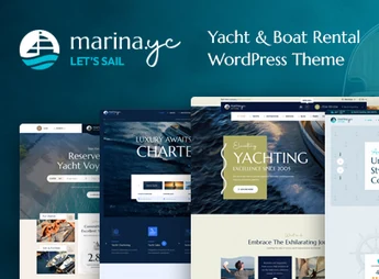 Marina – Yacht Club and Rental Boat WordPress Theme