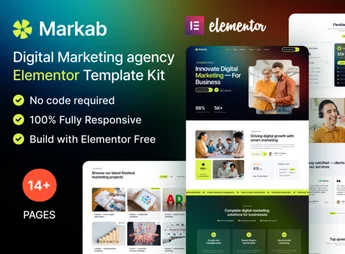 Markab — Digital Marketing Elementor Template Kit