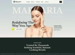 Martaria – Anti Aging Clinic Elementor Template Kit
