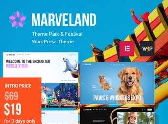 Marveland – Theme Park & Festival WordPress Theme